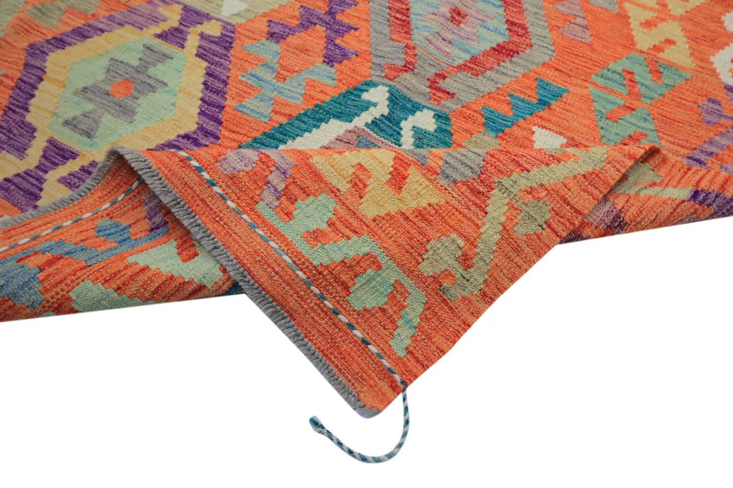 Oriental Rug - Vegi Kelim Hand Woven - 183 x 240 cm