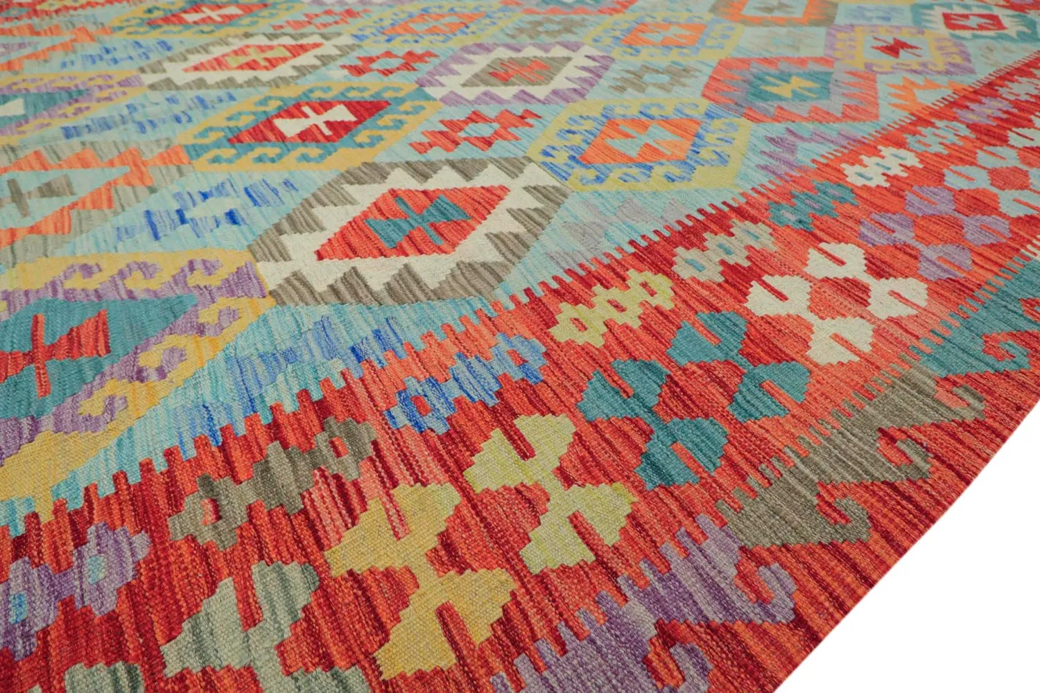 Oriental Rug - Vegi Kelim Hand Woven - 199 x 295 cm