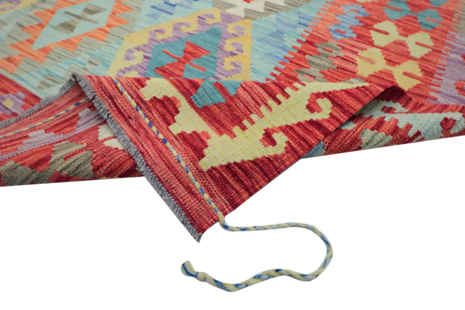 Oriental Rug - Vegi Kelim Hand Woven - 199 x 295 cm