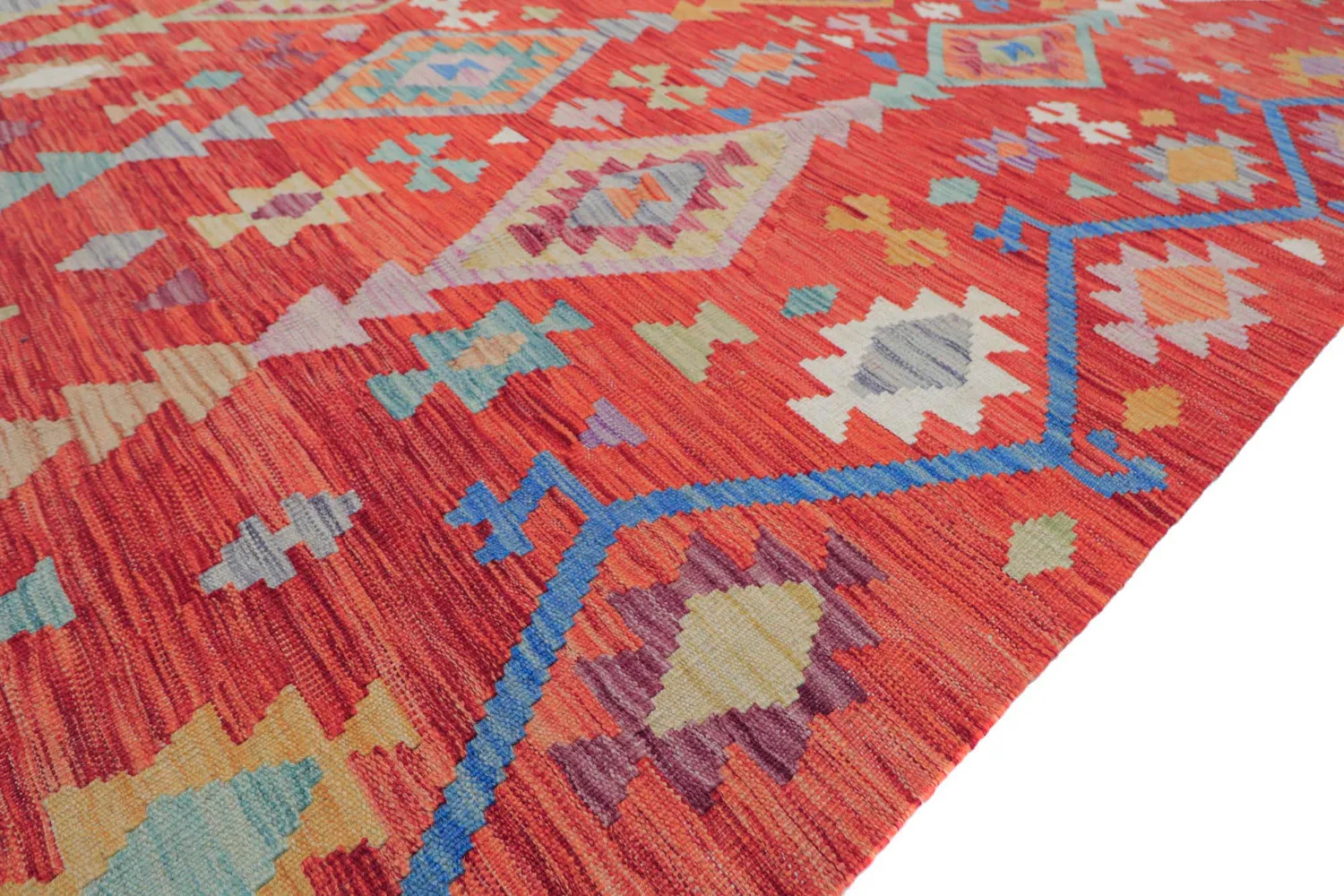 Oriental Rug - Vegi Kelim Hand Woven - 201 x 300 cm
