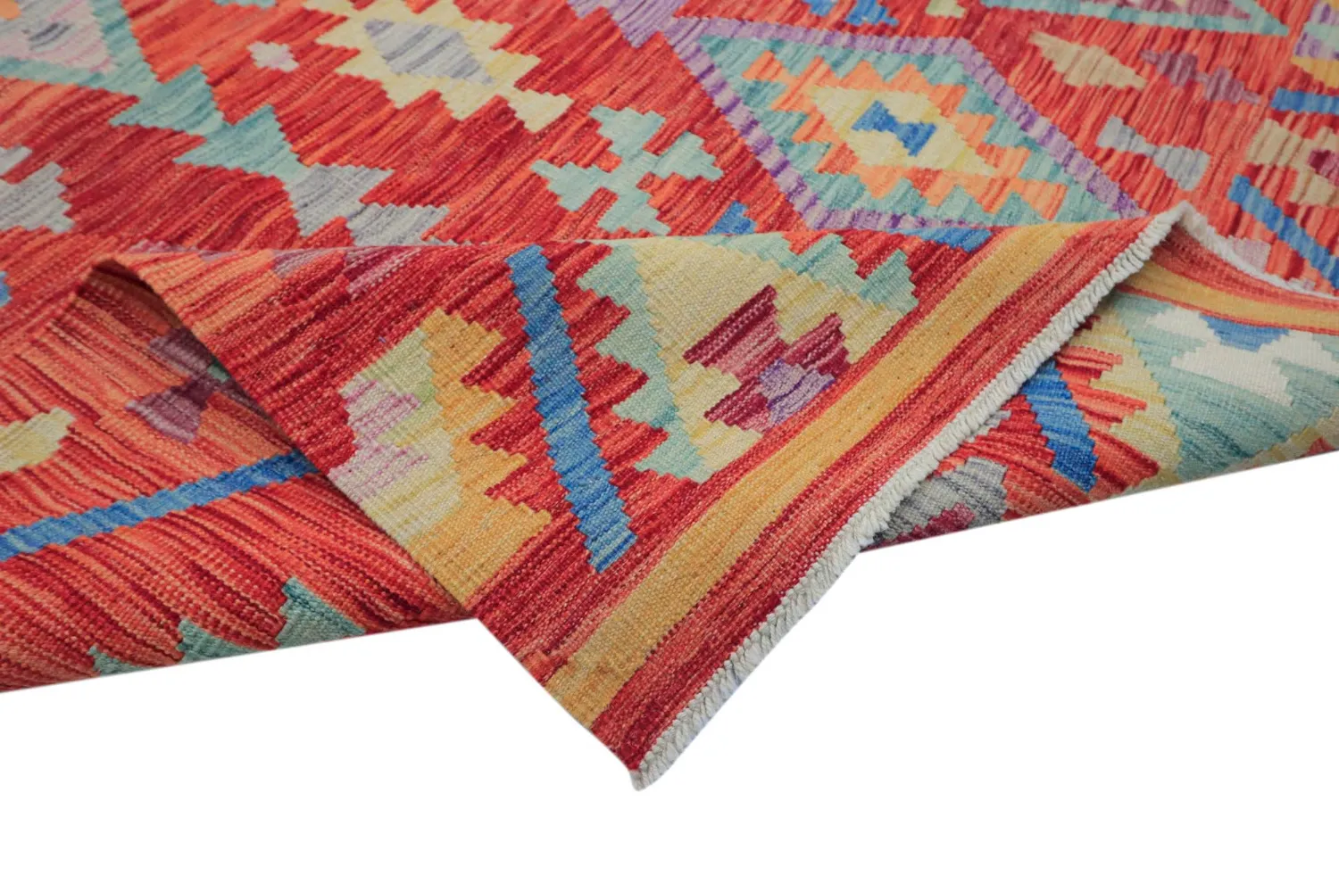 Oriental Rug - Vegi Kelim Hand Woven - 201 x 300 cm
