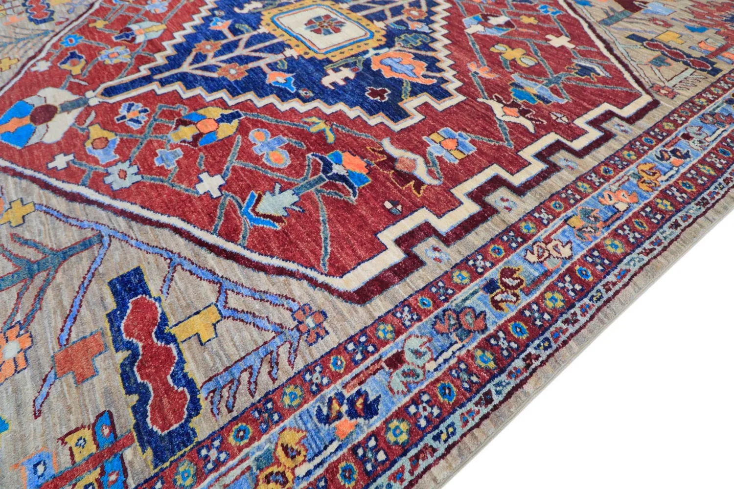 Oriental Rug - Chaman Rug Hand Knotted - 199 x 291 cm