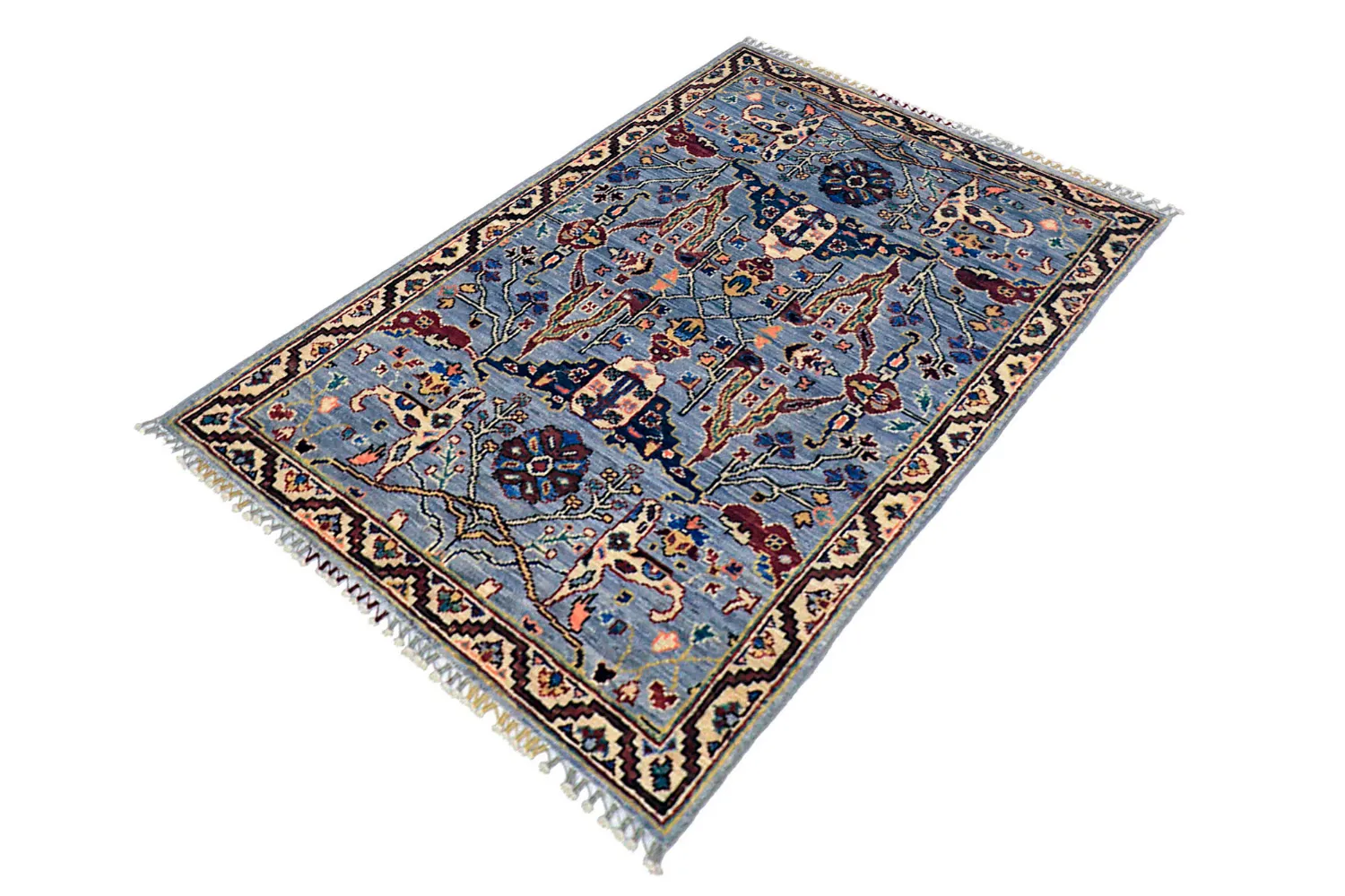 Oriental Rug - Chaman Rug Hand Knotted - 83 x 124 cm