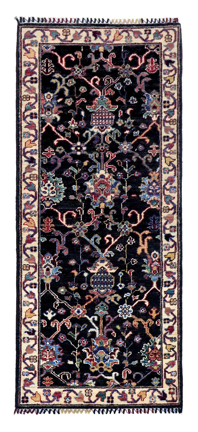 Oriental Rug - Chaman Rug Hand Knotted - 63 x 150 cm