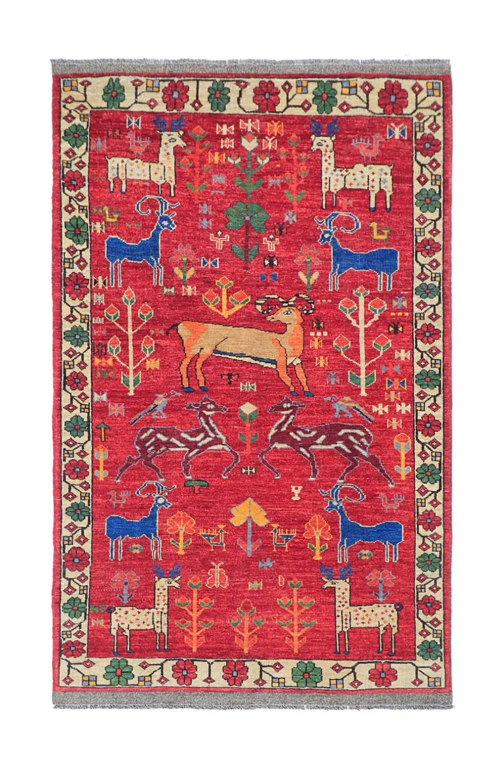 Oriental Rug - Tribal Hand Knotted - 158 x 239 cm