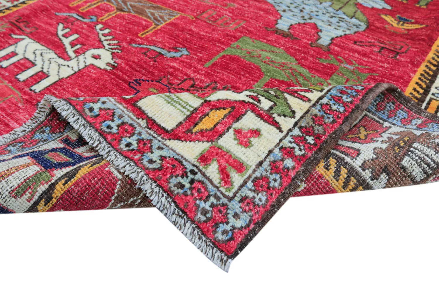 Oriental Rug - Tribal Hand Knotted - 148 x 199 cm