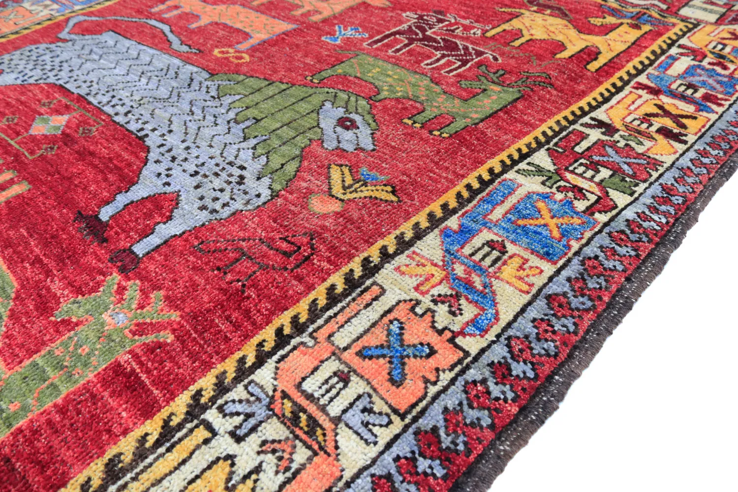 Oriental Rug - Tribal Hand Knotted - 153 x 213 cm
