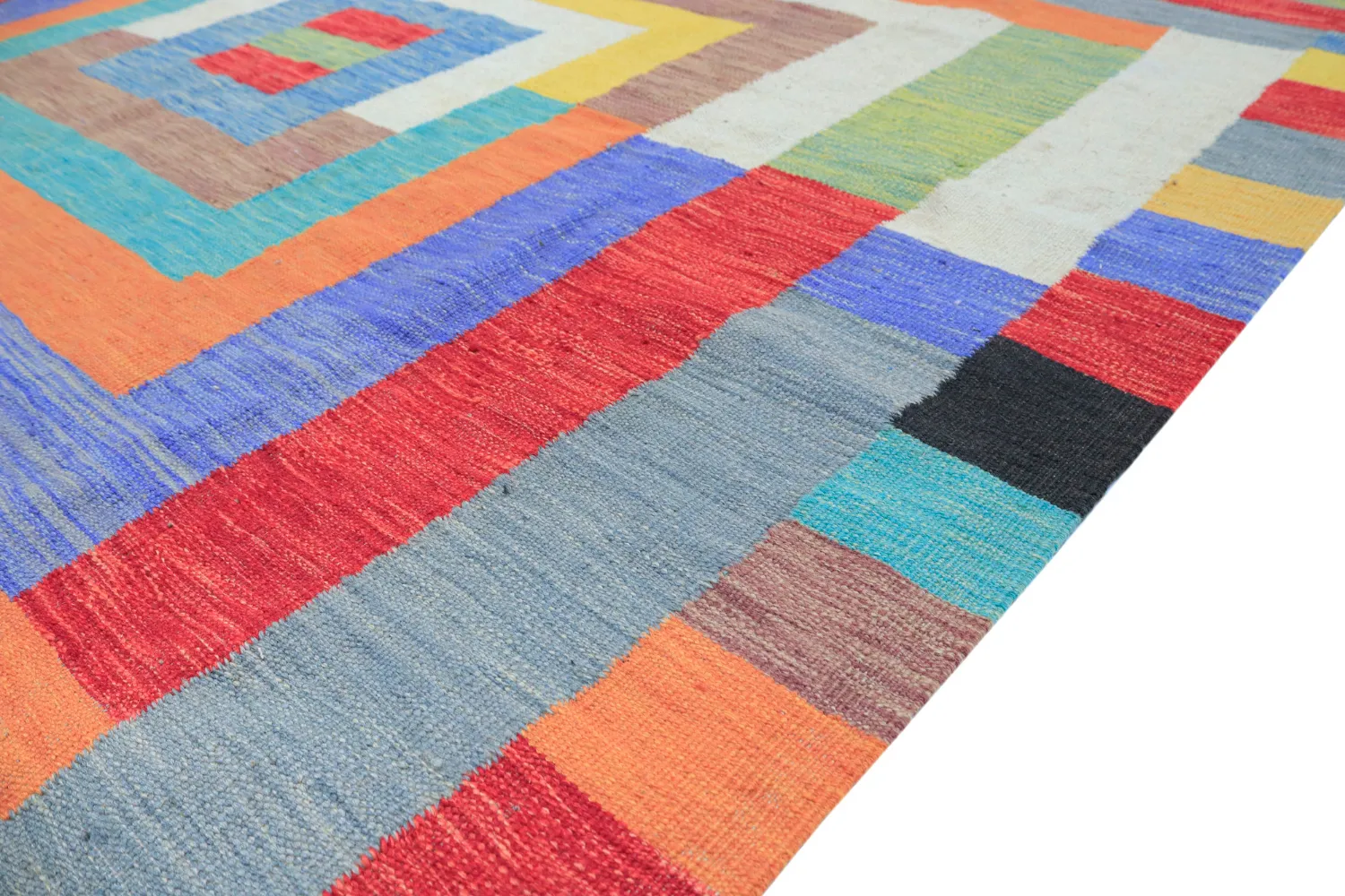 Oriental Rug - Kelim Hand Woven - 205 x 299 cm