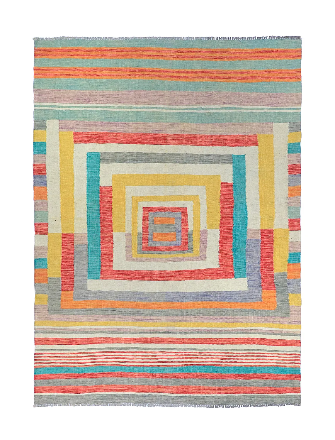 Oriental Rug - Kelim Hand Woven - 151 x 202 cm