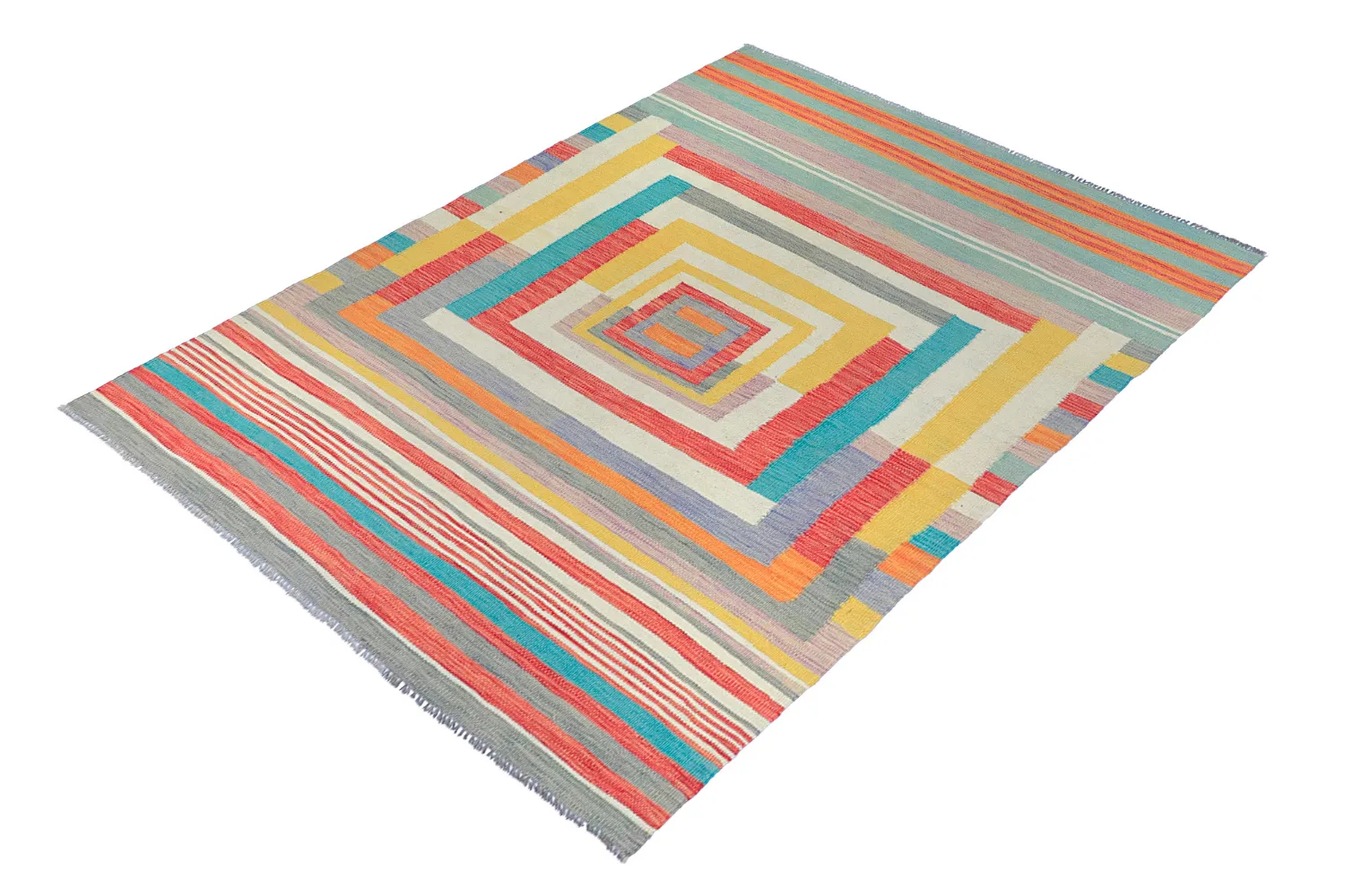 Oriental Rug - Kelim Hand Woven - 151 x 202 cm