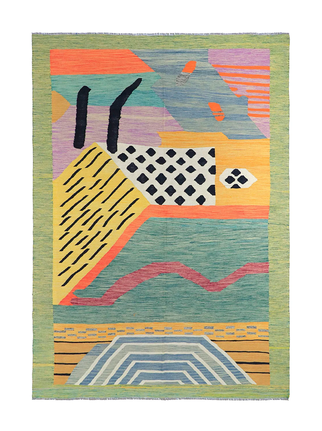 Oriental Rug - Kelim Hand Woven - 199 x 302 cm