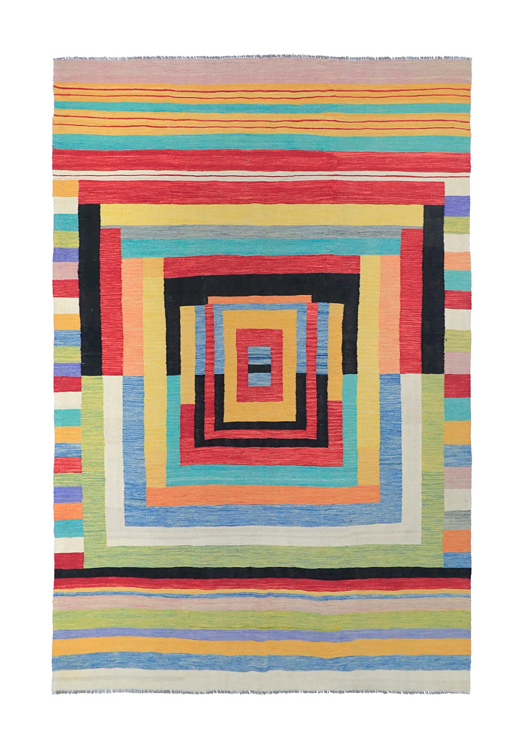 Oriental Rug - Kelim Hand Woven - 201 x 299 cm