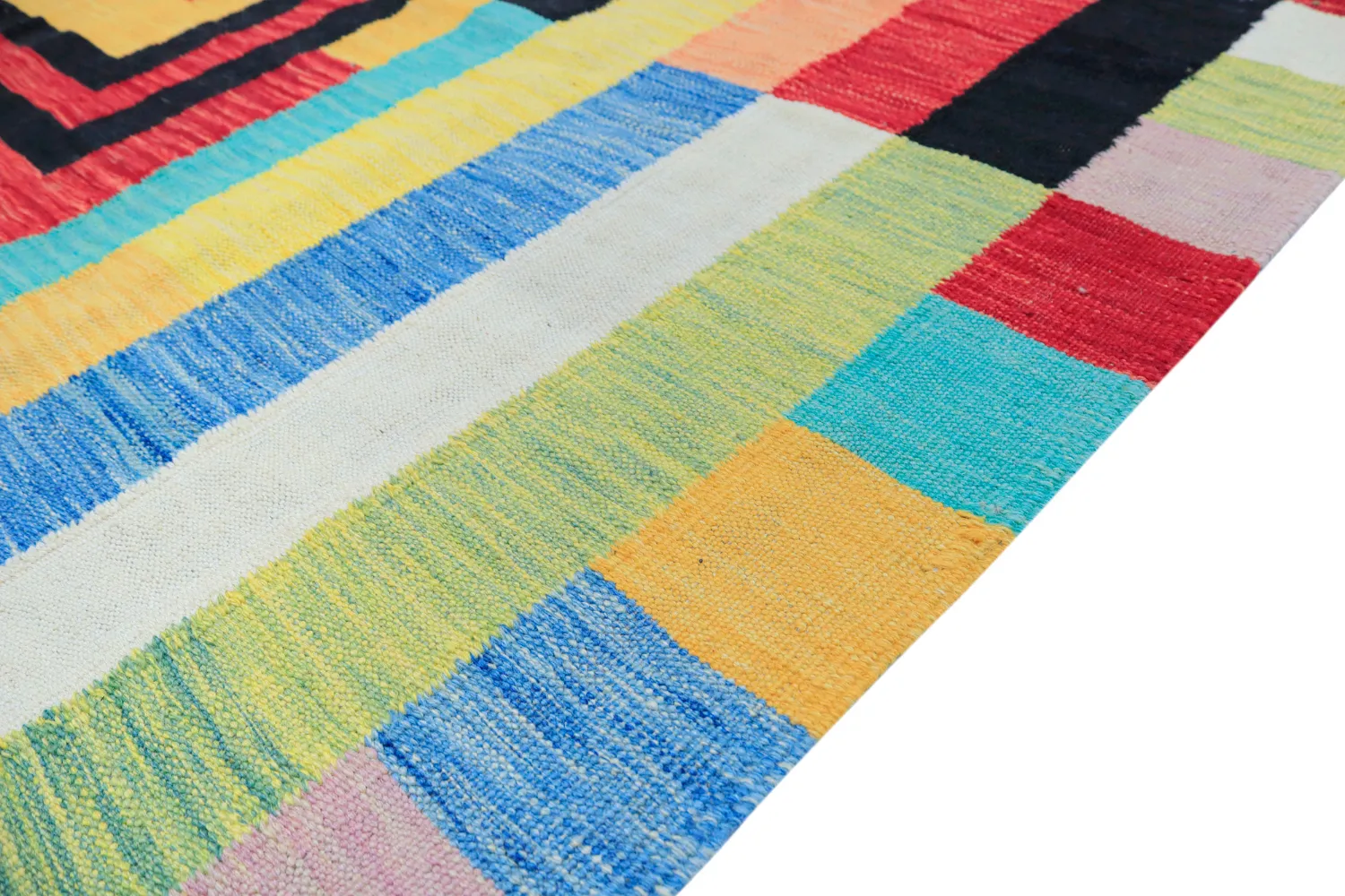 Oriental Rug - Kelim Hand Woven - 201 x 299 cm