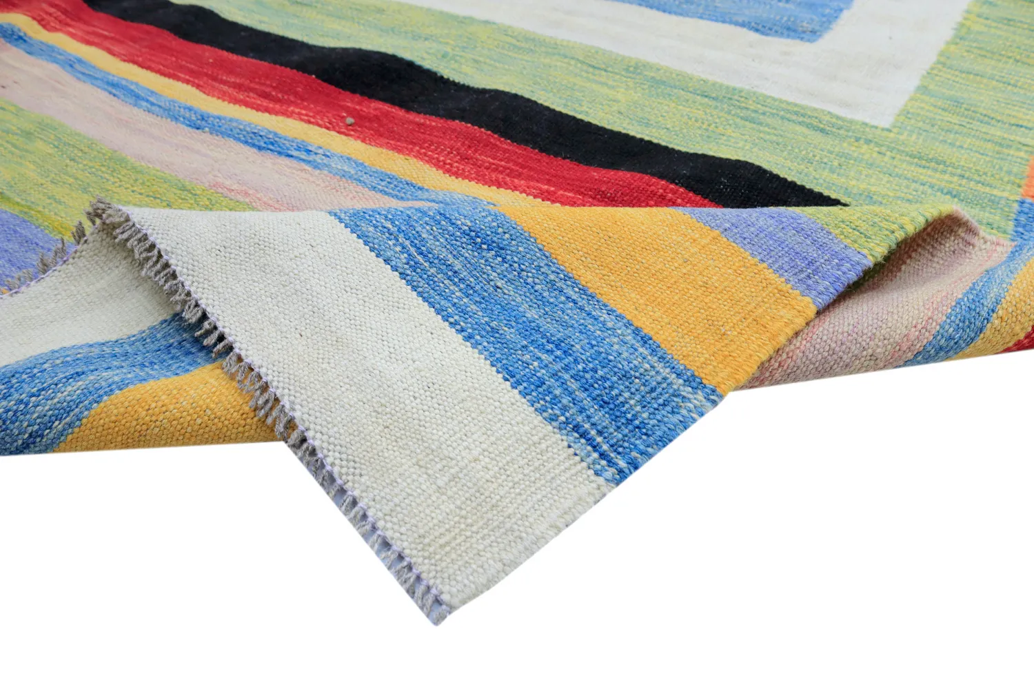 Oriental Rug - Kelim Hand Woven - 201 x 299 cm
