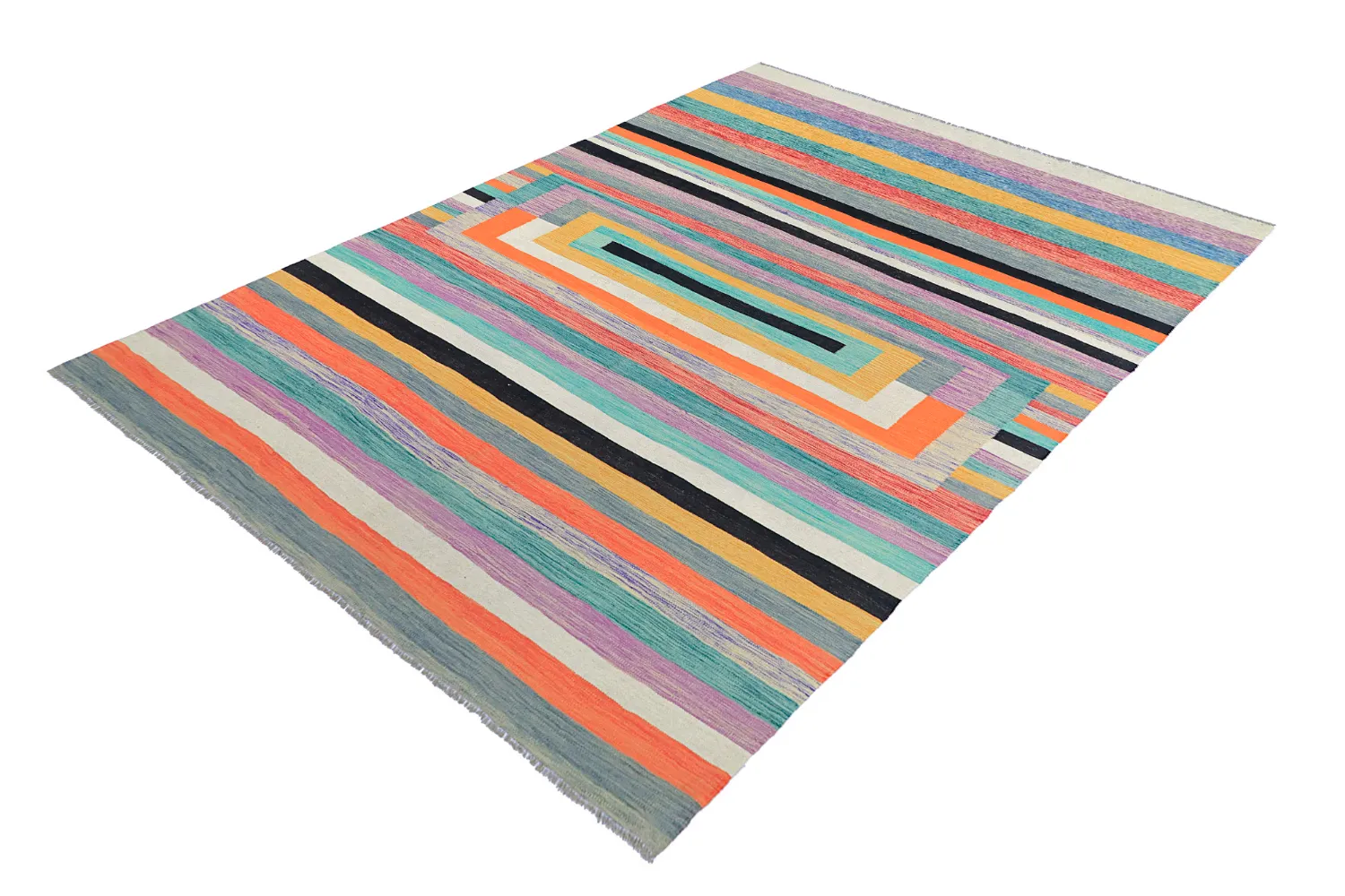 Oriental Rug - Kelim Hand Woven - 209 x 298 cm