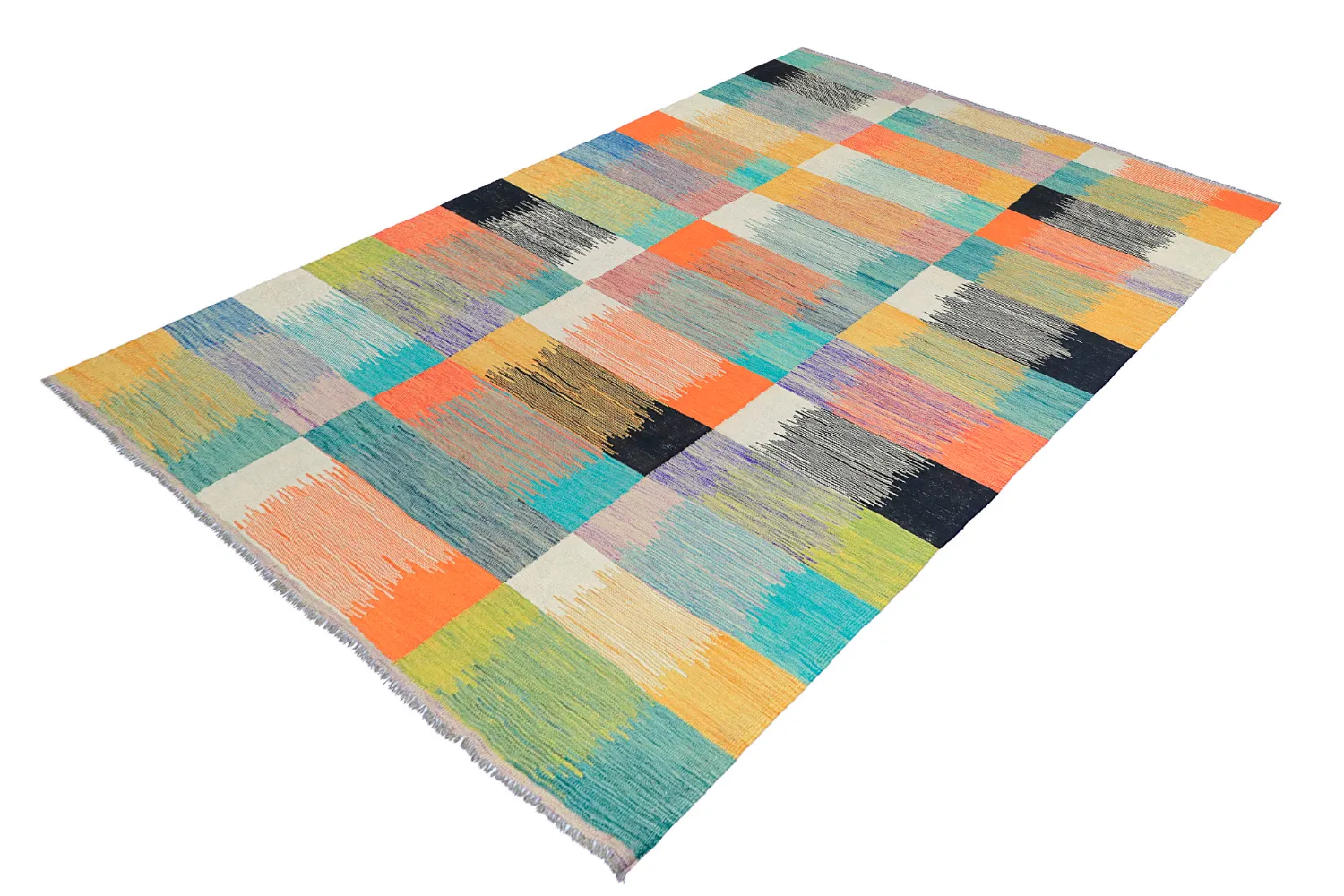 Oriental Rug - Kelim Hand Woven - 197 x 299 cm