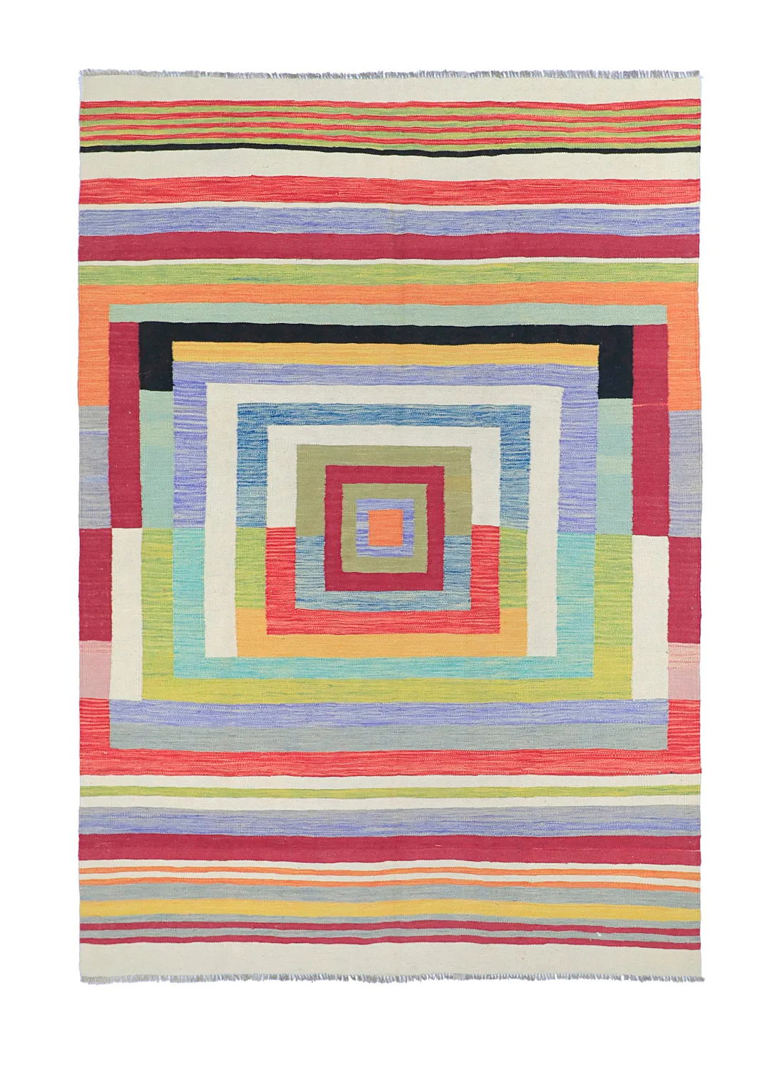 Oriental Rug - Kelim Hand Woven - 172 x 244 cm