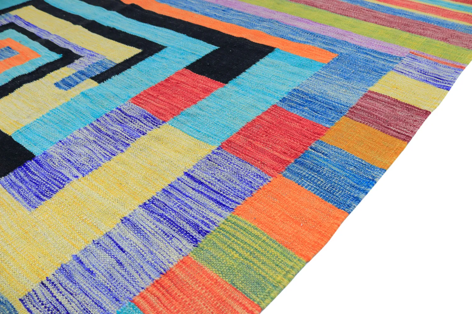 Oriental Rug - Kelim Hand Woven - 203 x 299 cm