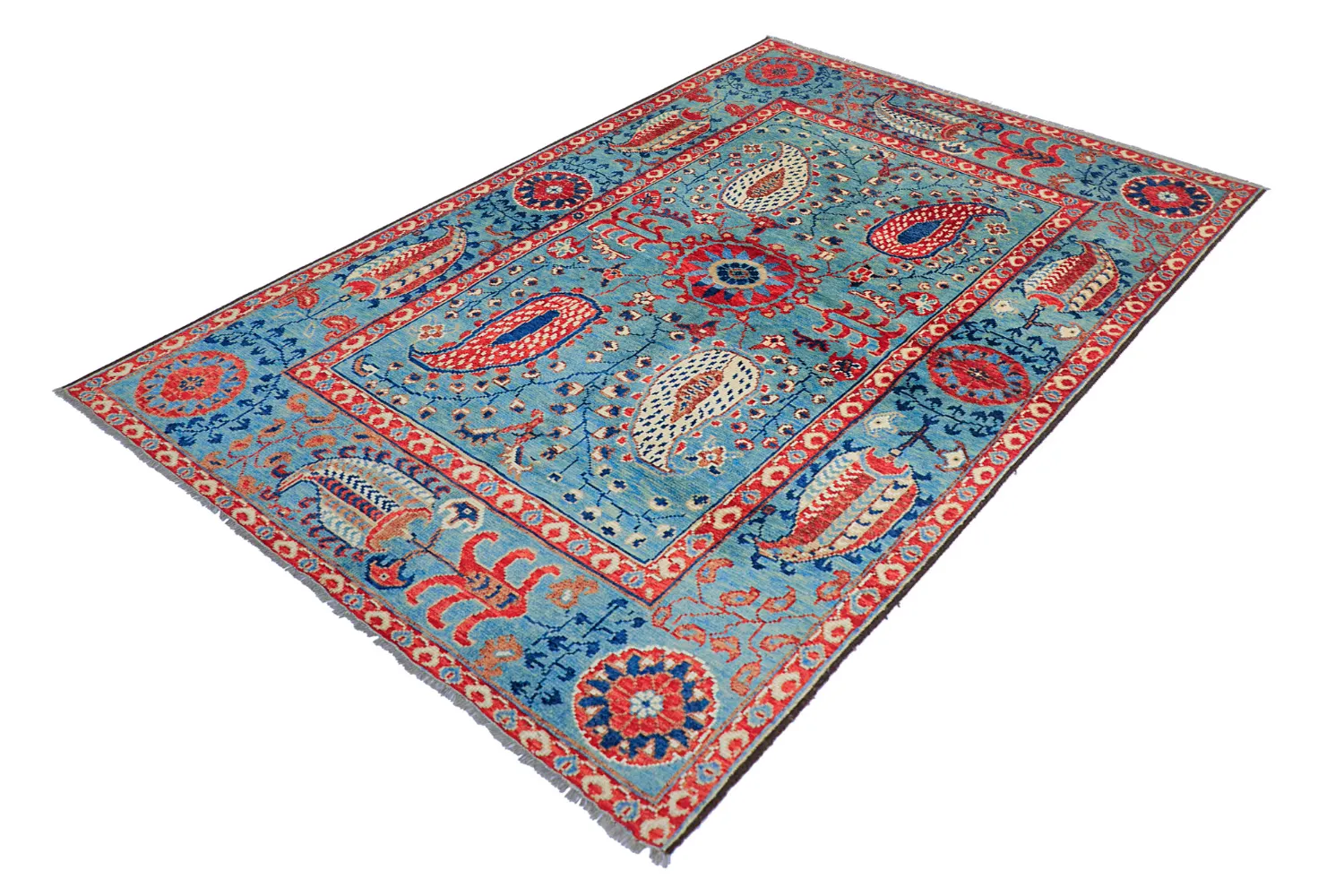 Oriental Rug - Suzani Hand Knotted - 170 x 240 cm