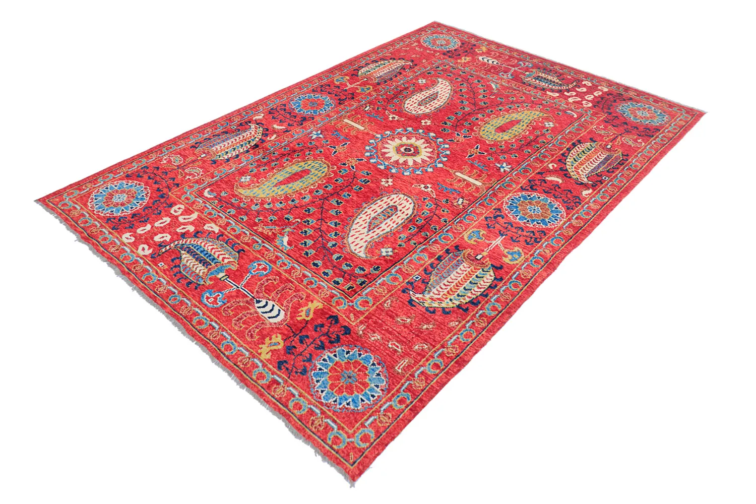 Oriental Rug - Suzani Hand Knotted - 200 x 300 cm