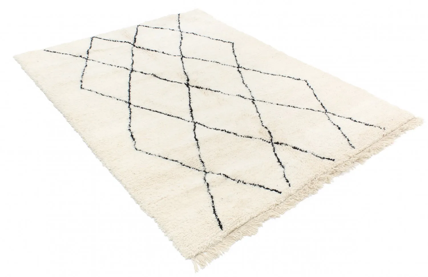 Kilim Moroccan Berber rug Beni Ourain 235 x 170 cm