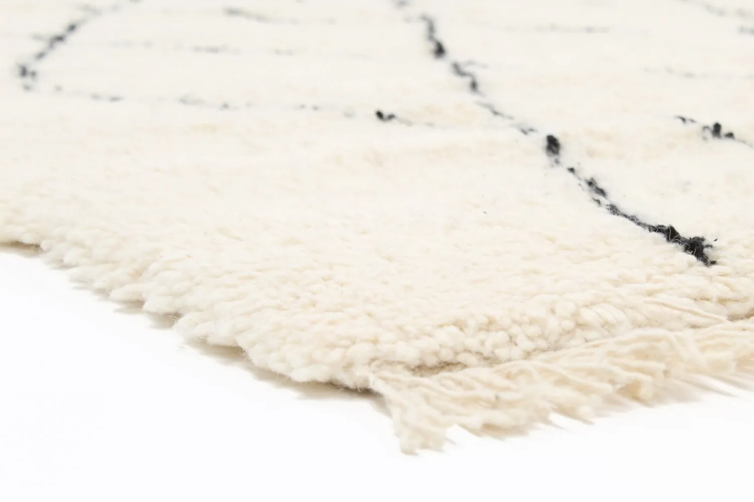 Kilim Moroccan Berber rug Beni Ourain 235 x 170 cm