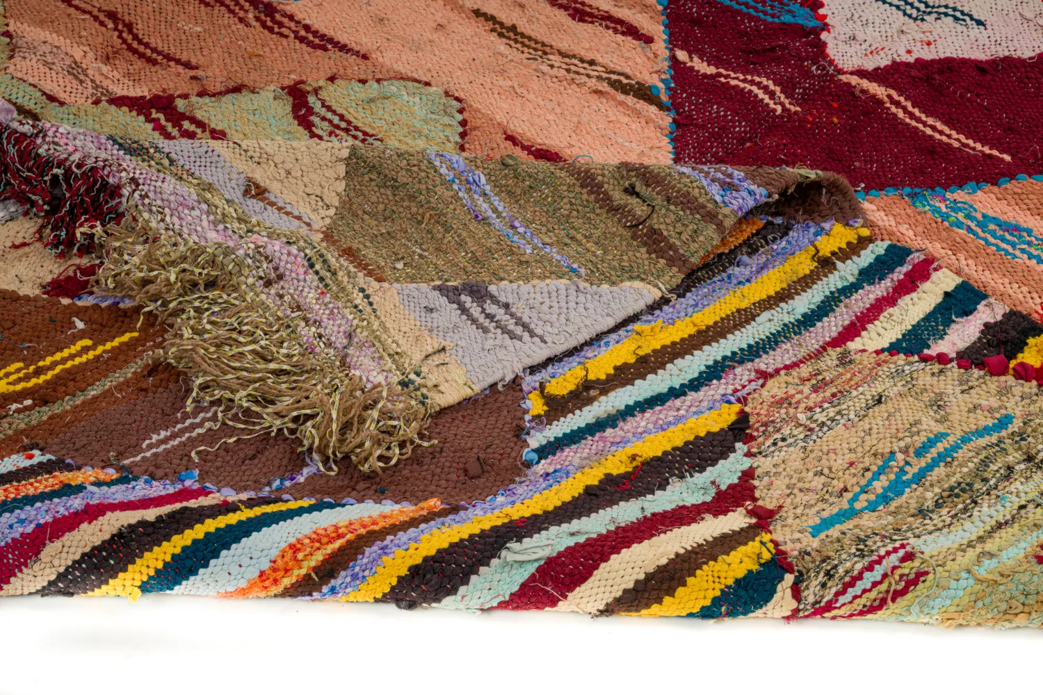 Moroccan Berber rug Boucherouite 160 x 295 cm