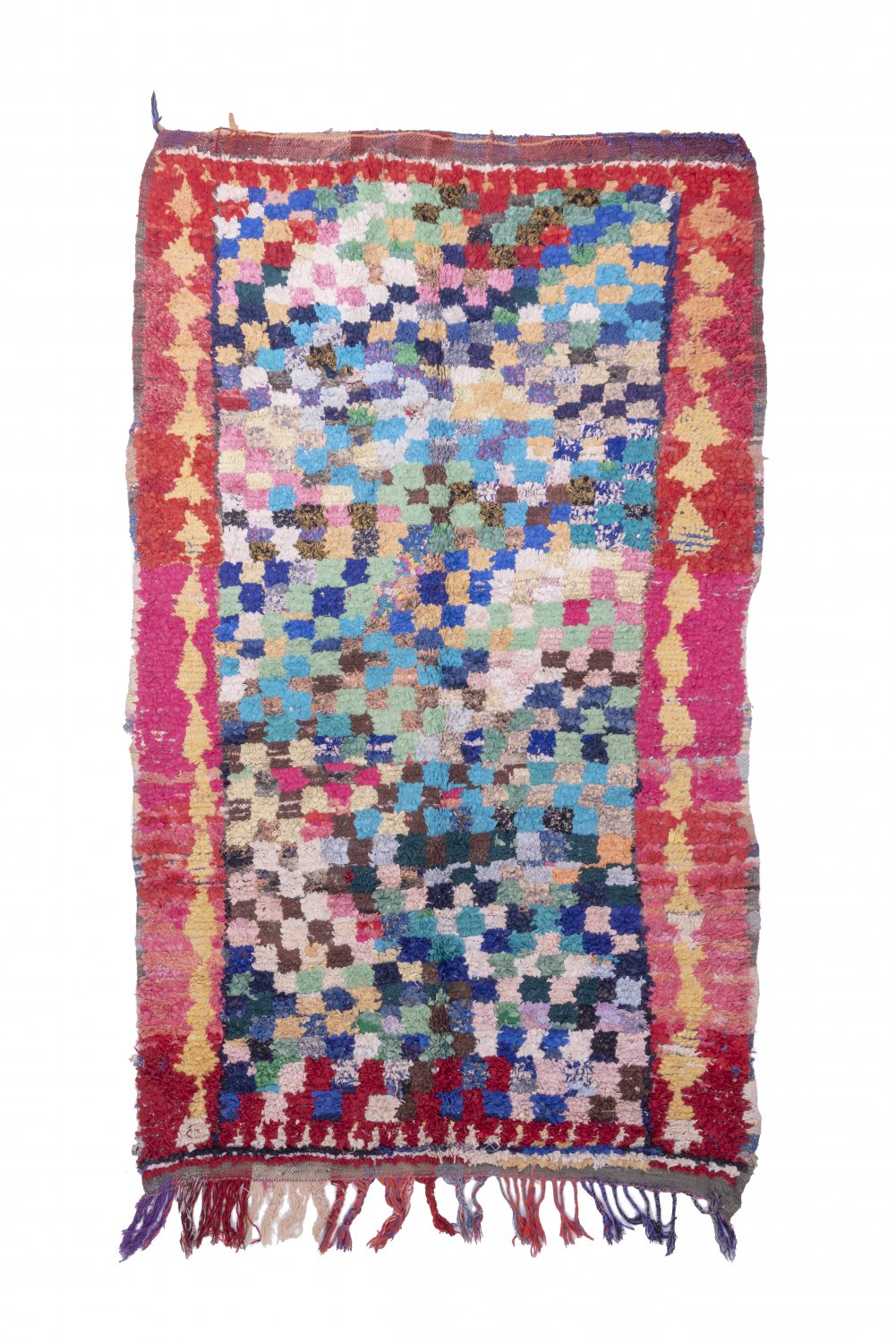 Moroccan Berber rug Boucherouite 275 x 165 cm