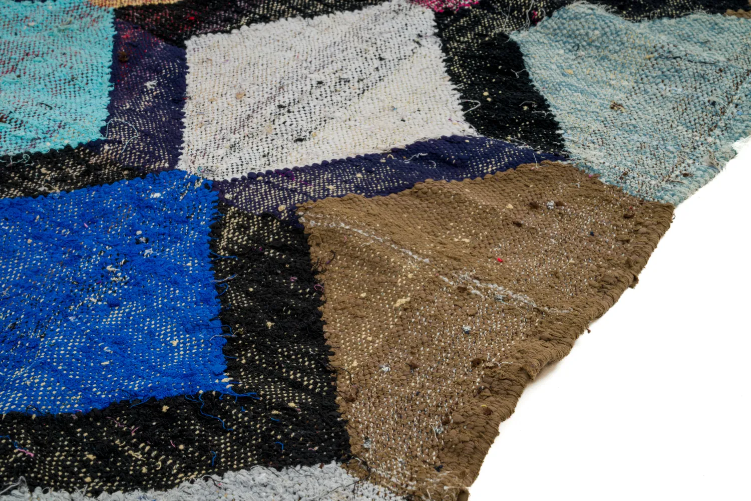 Moroccan Berber rug Boucherouite 135 x 230 cm