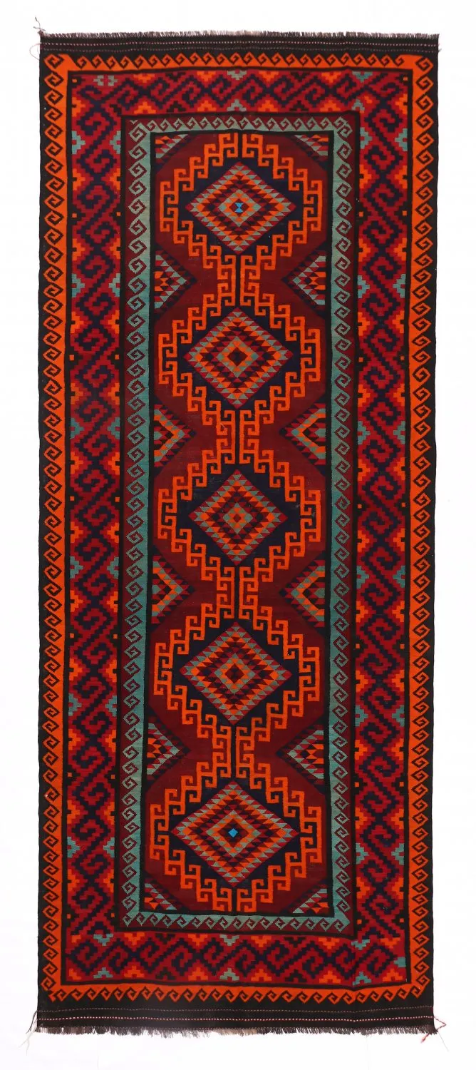 Oriental kilim rug 424 x 175 cm