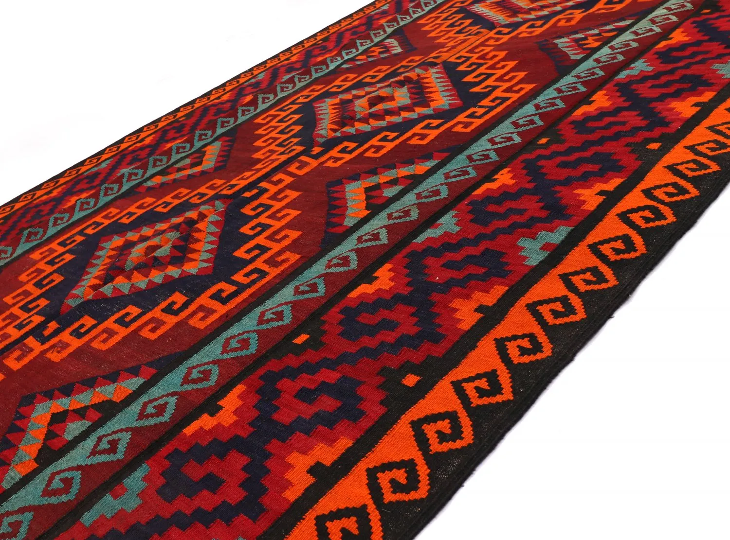 Oriental kilim rug 424 x 175 cm