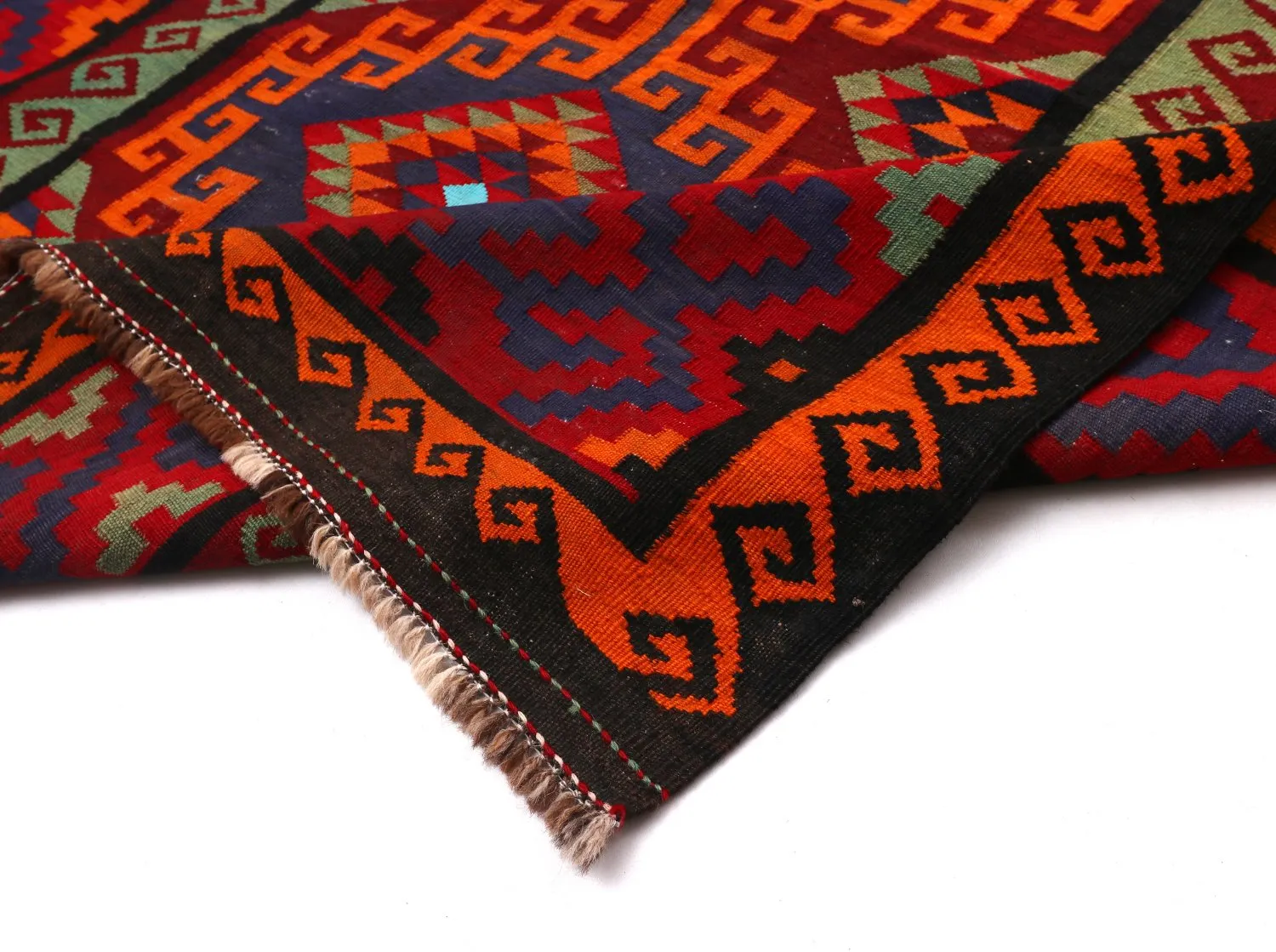 Oriental kilim rug 401 x 161 cm