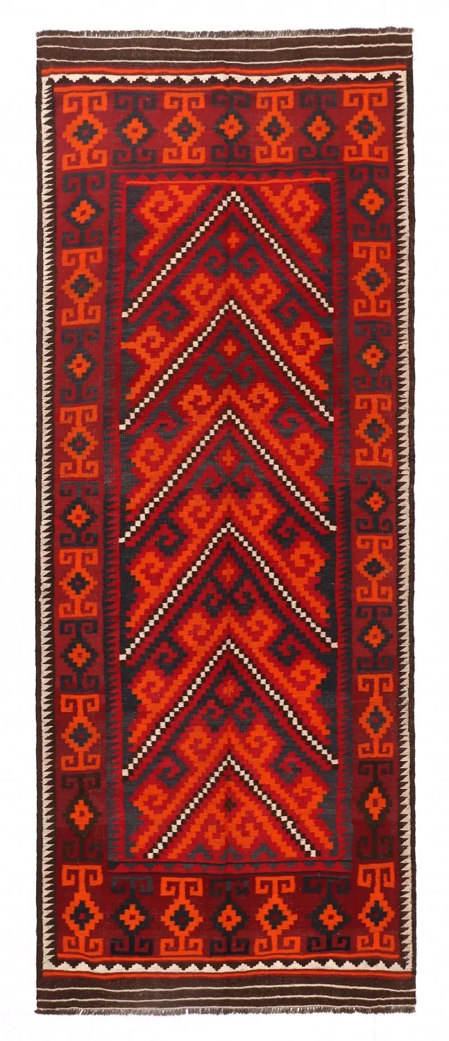 Oriental kilim rug 401 x 161 cm
