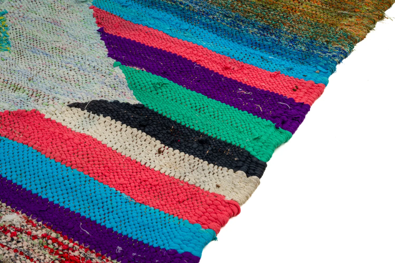 Moroccan Berber rug Boucherouite 130 x 230 cm