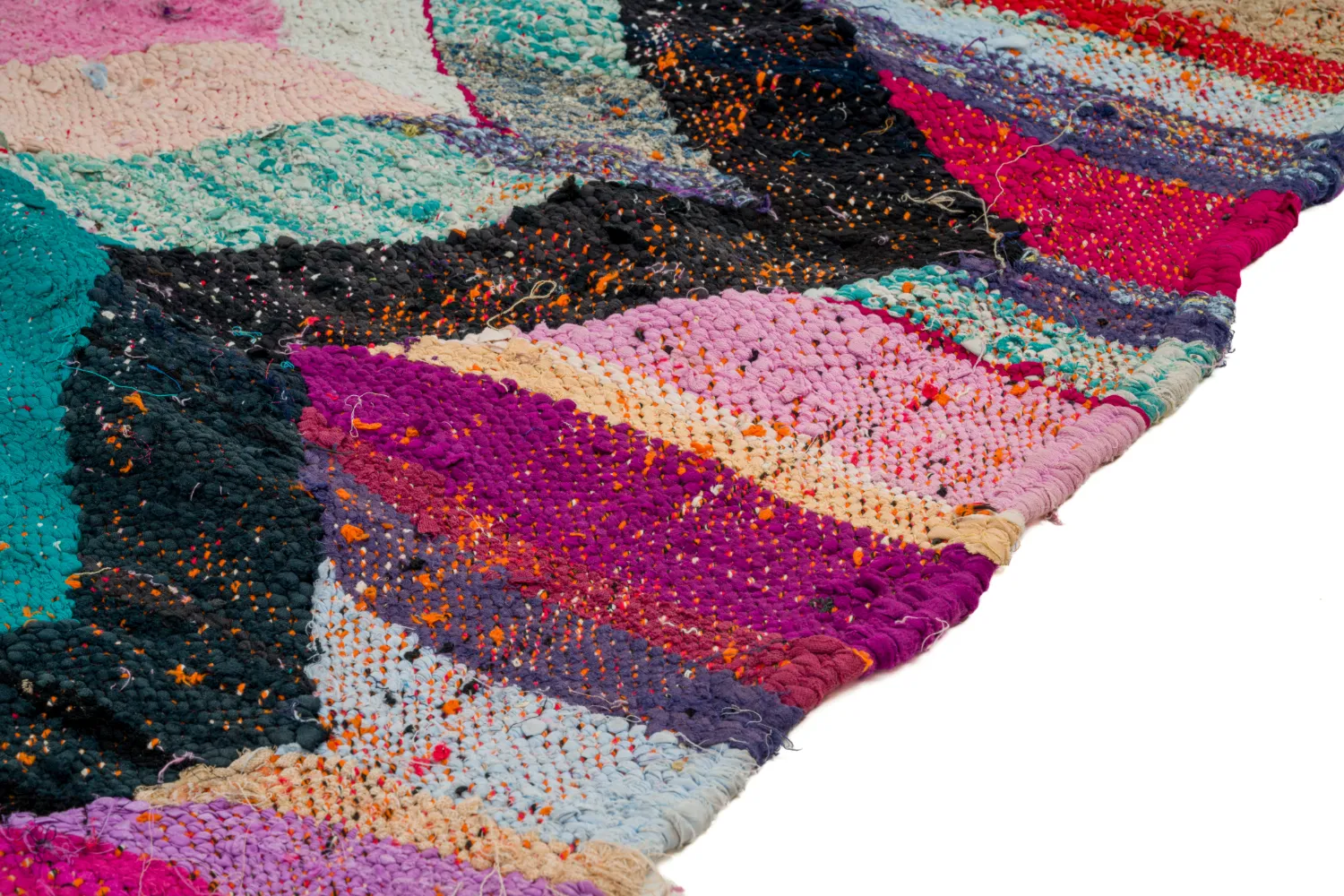 Moroccan Berber rug Boucherouite 130 x 235 cm