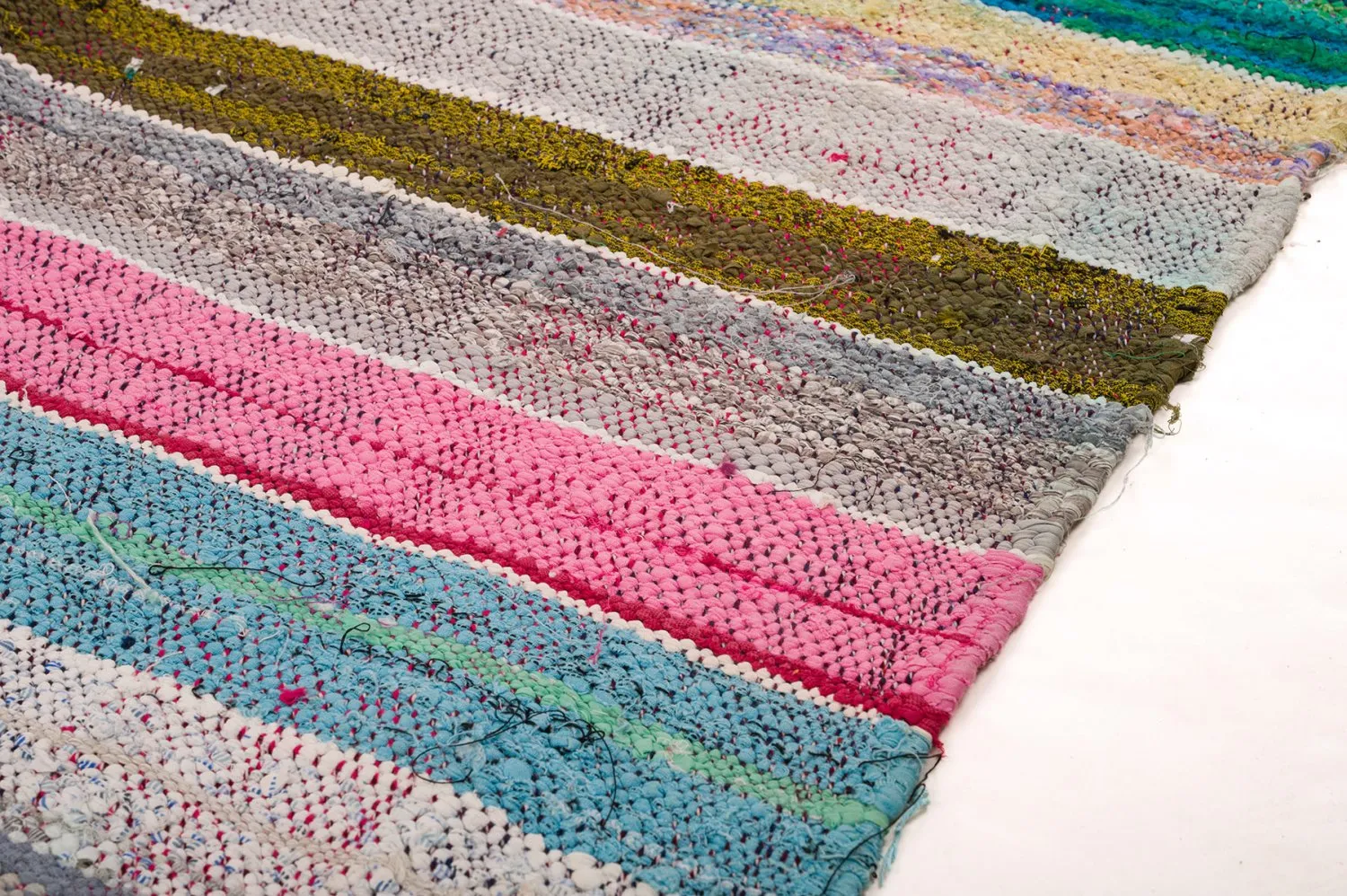 Moroccan Berber rug Boucherouite 145 x 295 cm