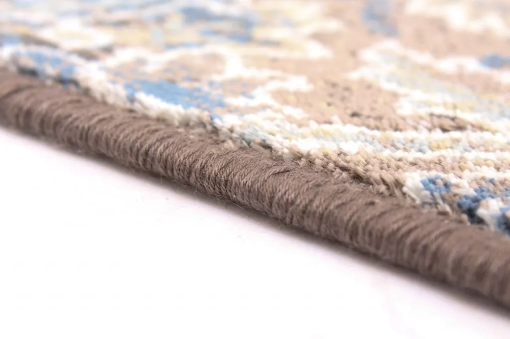 Wilton rug - Sanandaj (blue-beige)