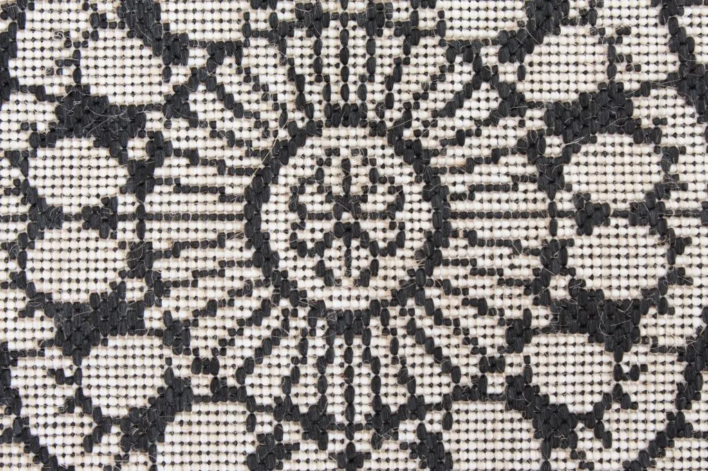 Wilton rug - Charleston (black/sand)
