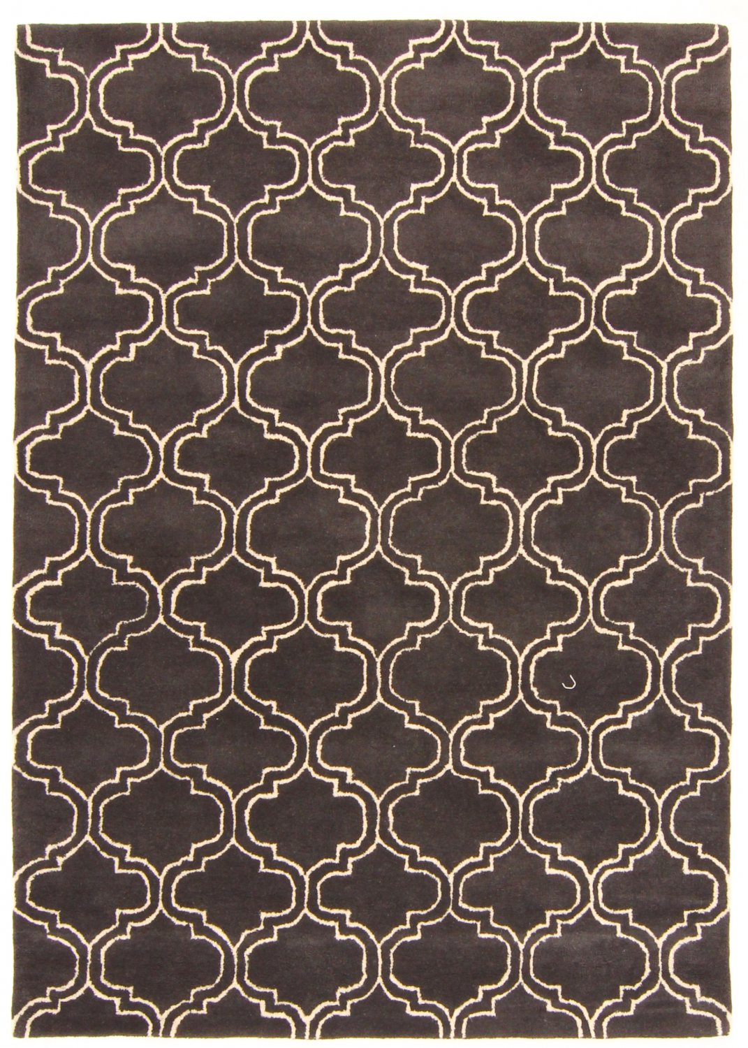 Wool rug - Korinth (dark grey)