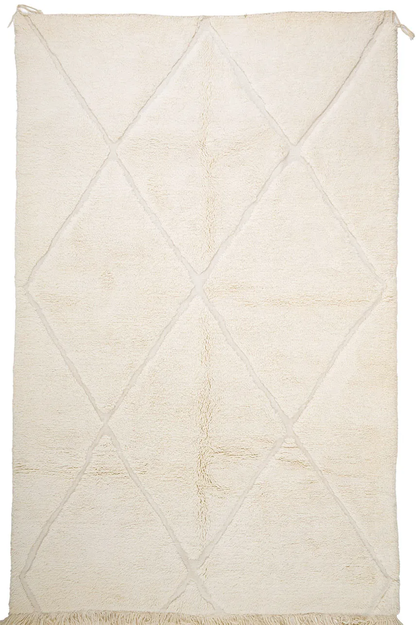 Kilim Moroccan Berber rug Beni Ourain 200 x 325 cm
