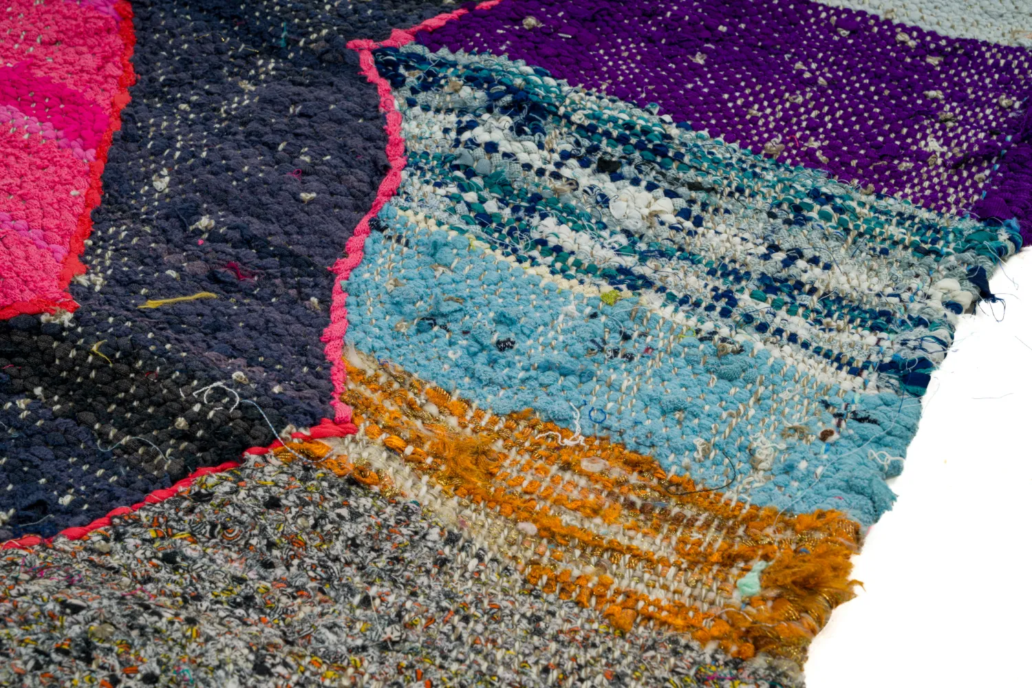 Moroccan Berber rug Boucherouite 150 x 255 cm