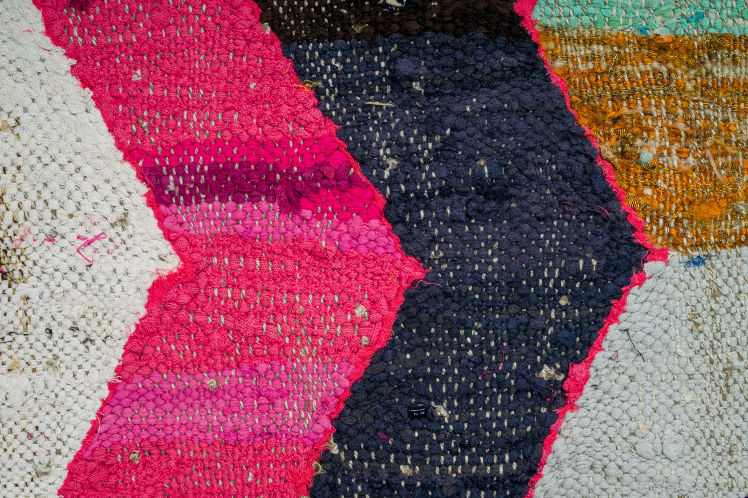 Moroccan Berber rug Boucherouite 150 x 255 cm