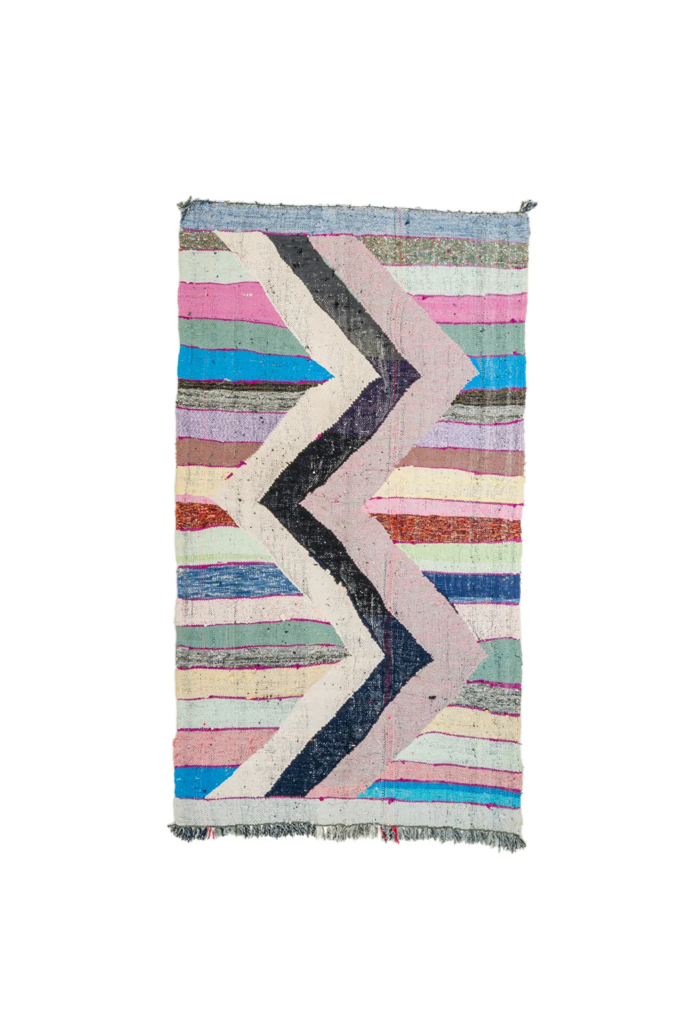 Moroccan Berber rug Boucherouite 130 x 230 cm