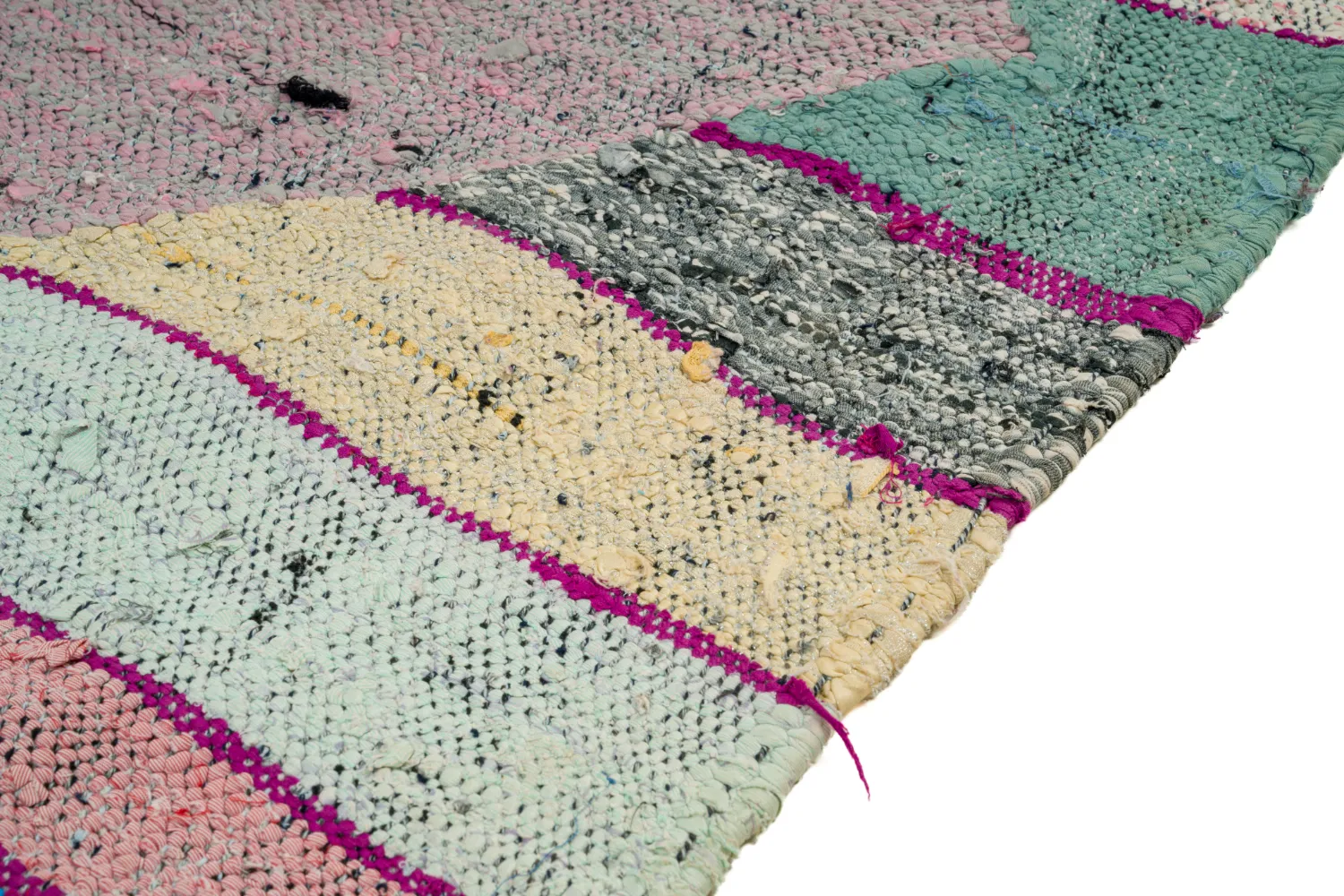 Moroccan Berber rug Boucherouite 130 x 230 cm