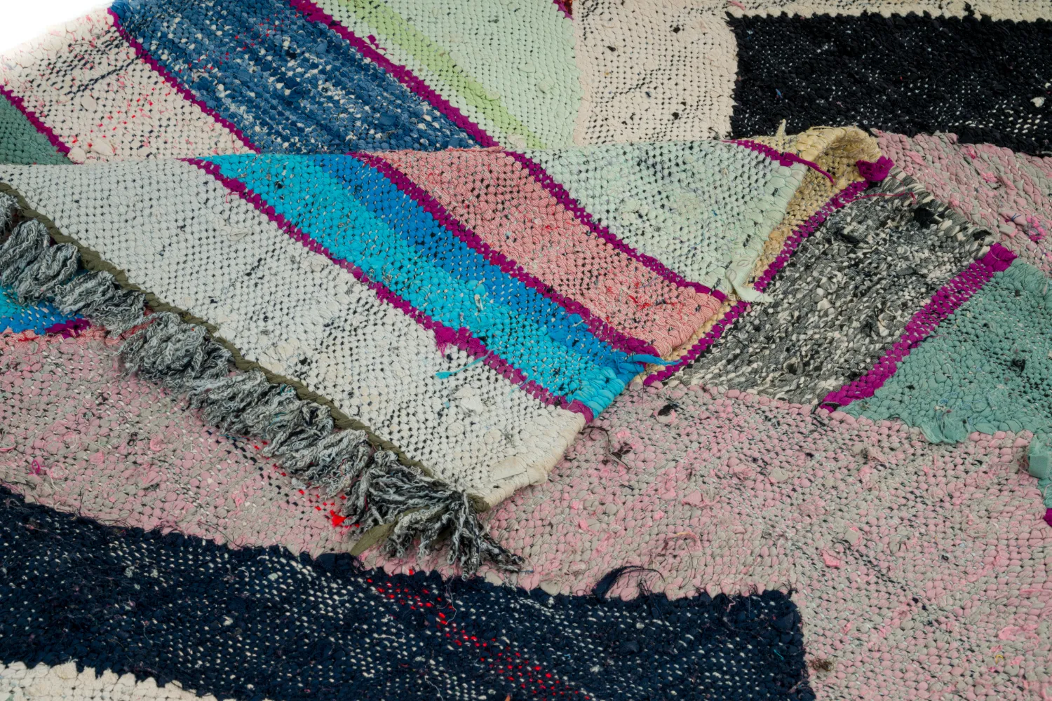Moroccan Berber rug Boucherouite 130 x 230 cm
