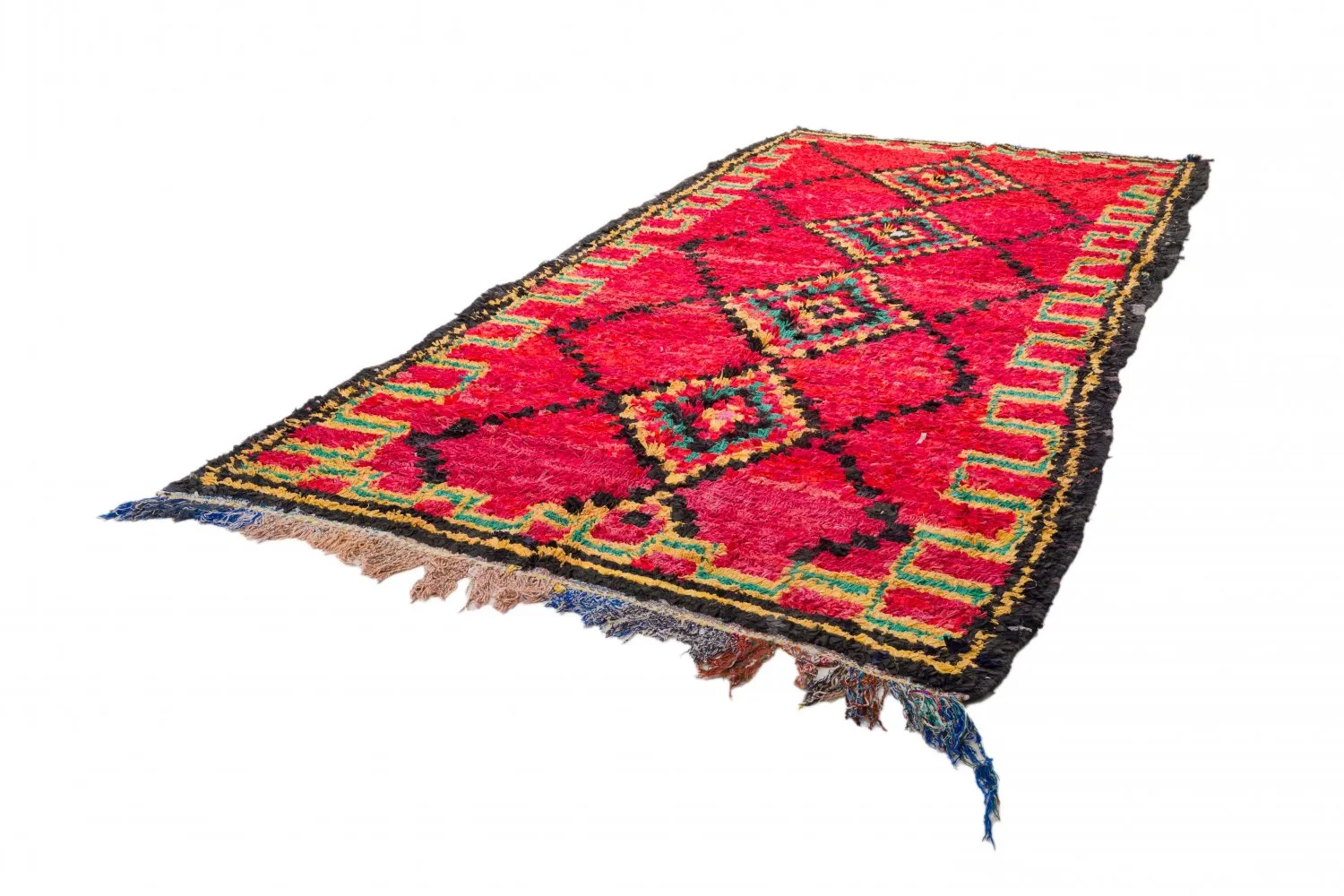 Moroccan Berber rug Boucherouite 340 x 165 cm