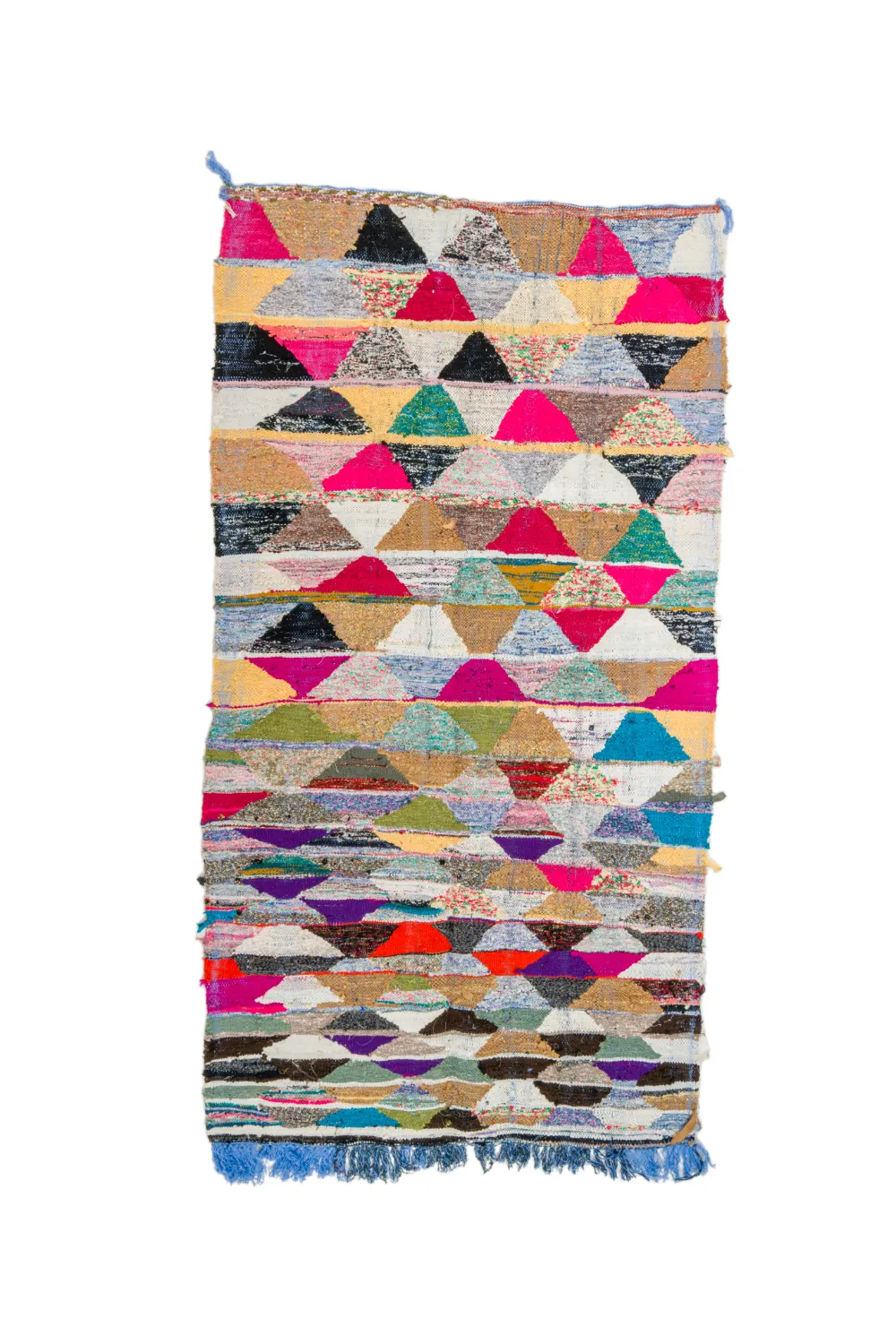 Moroccan Berber rug Boucherouite 150 x 255 cm