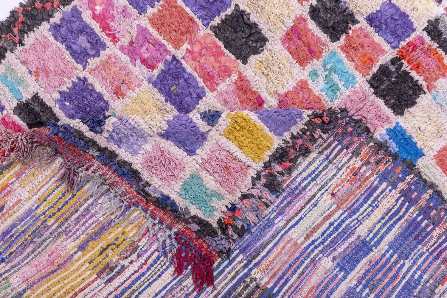 Moroccan Berber rug Boucherouite 280 x 160 cm