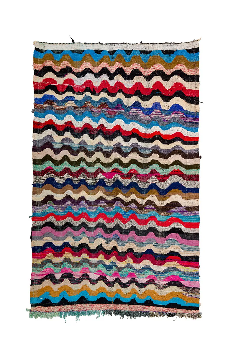 Moroccan Berber rug Boucherouite 170 x 270 cm