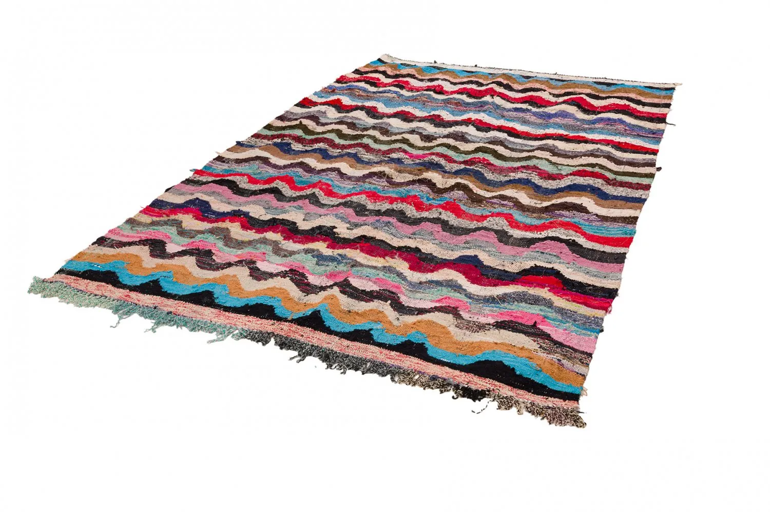 Moroccan Berber rug Boucherouite 170 x 270 cm